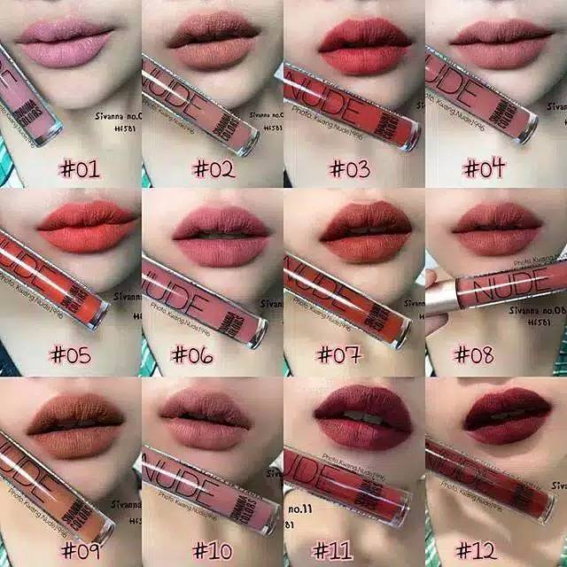 Jual Lipstik Sivanna Nude Original Thailand Shopee Indonesia