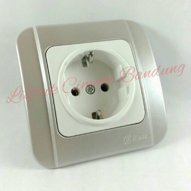 Jual Broco Galeo Galleo Silver Stop Contact Stop Kontak Inbow Tanam