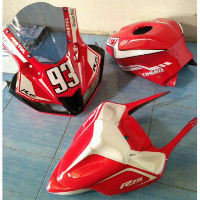 Jual Cover Headlamp V Cover Tangki R Body Model Ducati Buat