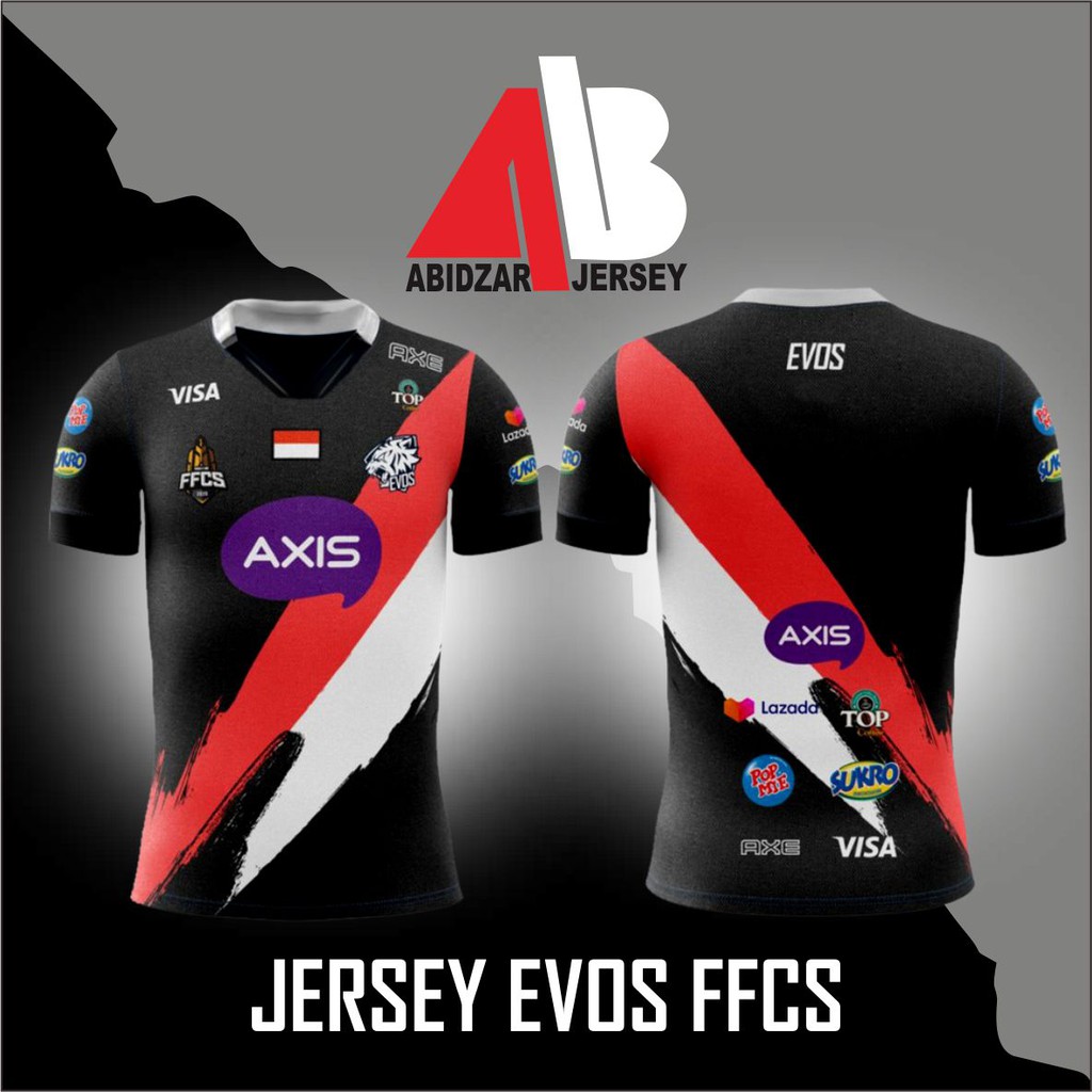 Jual Jersey Evos FFCS Terbaru Game Free Fire Mobile Legend Free Fire