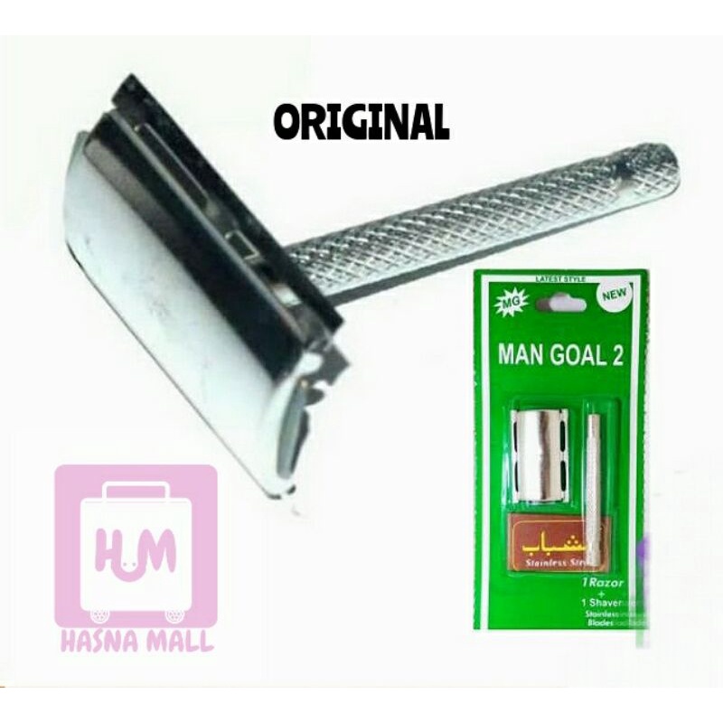 Jual Alat Cukur Original Besi Stainless Steel Kuat Silet Alat