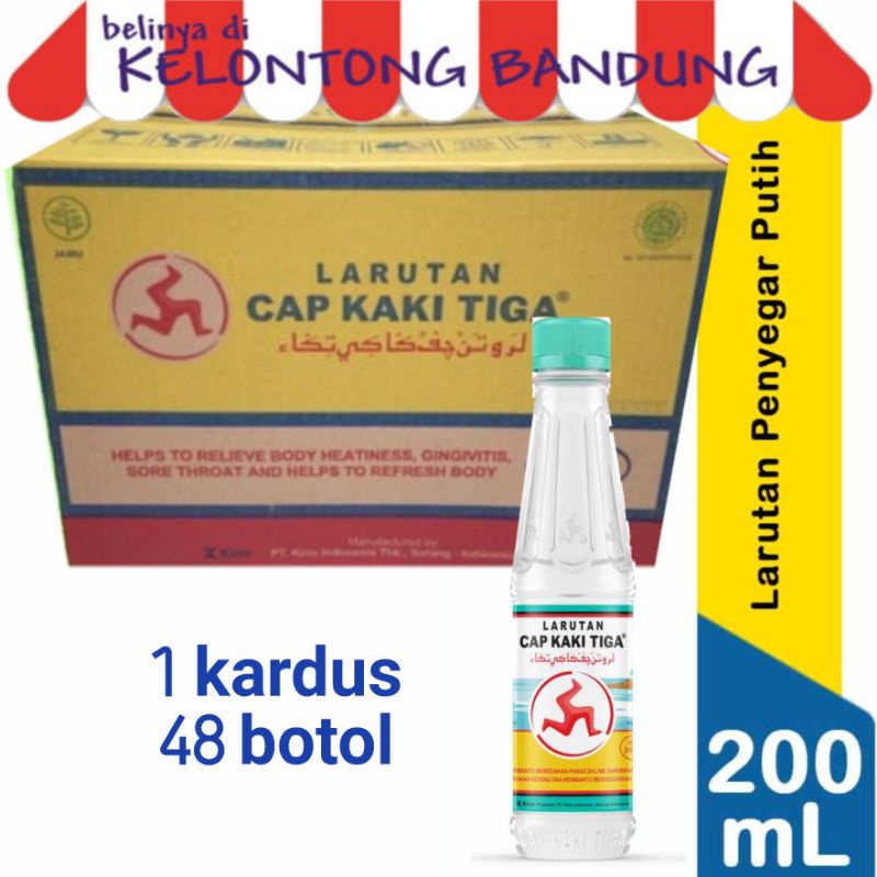 Jual Larutan Penyegar Cap Kaki Tiga Botol Ml Ml Per Dus Box