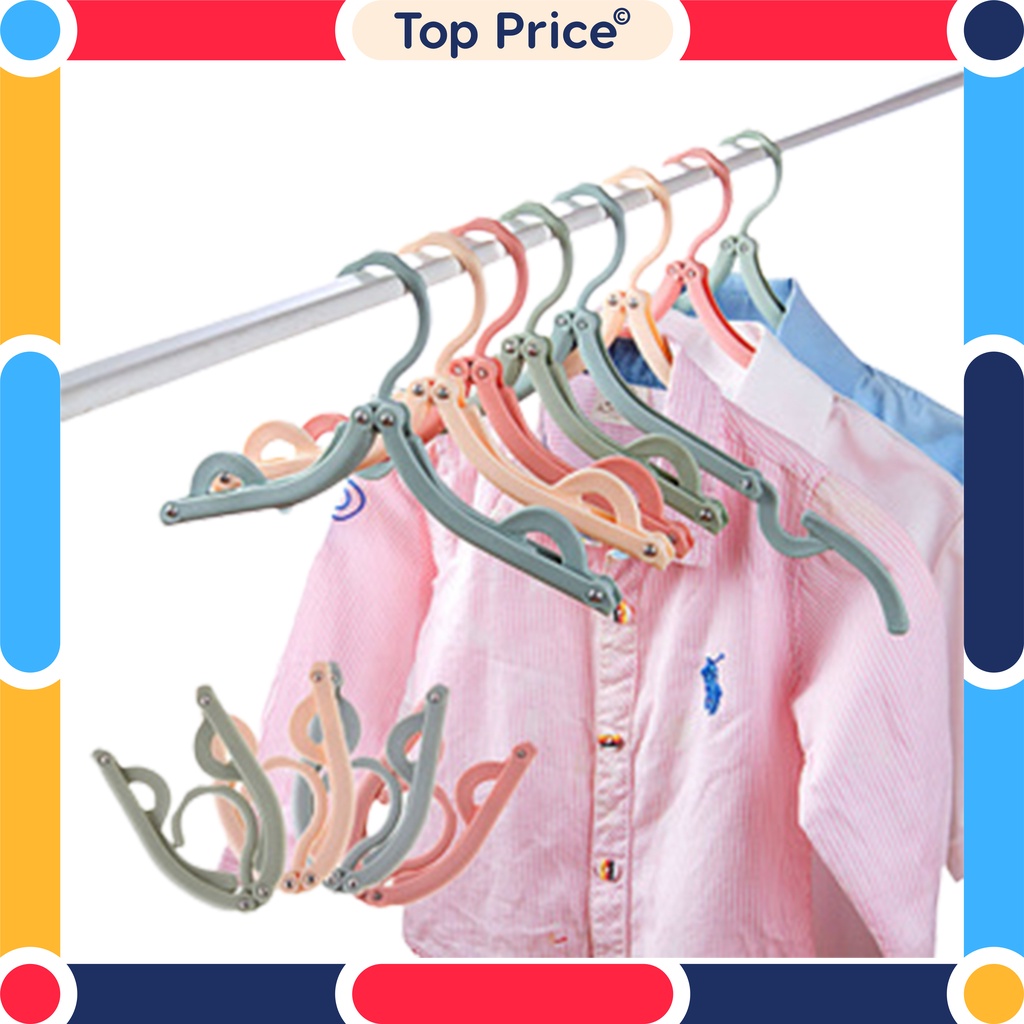 Jual Gantungan Lipat Doff Jemuran Baju Lipat Hanger Portable Import U76