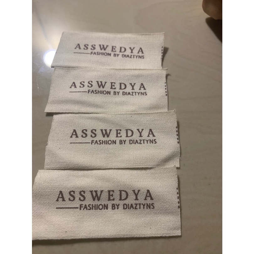 Jual Label Hijab Bahan Katun Label Katun Free Desain Shopee Indonesia