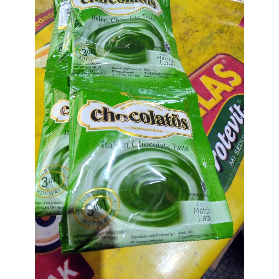 Jual Chocolatos Drink Matcha Latte Gr Isi Pcs Shopee Indonesia