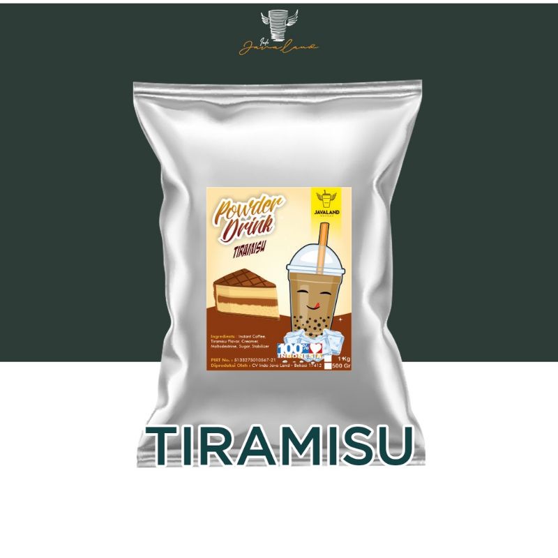 Jual Powder Bubuk Minuman Javaland Tiramisu 1kg Shopee Indonesia