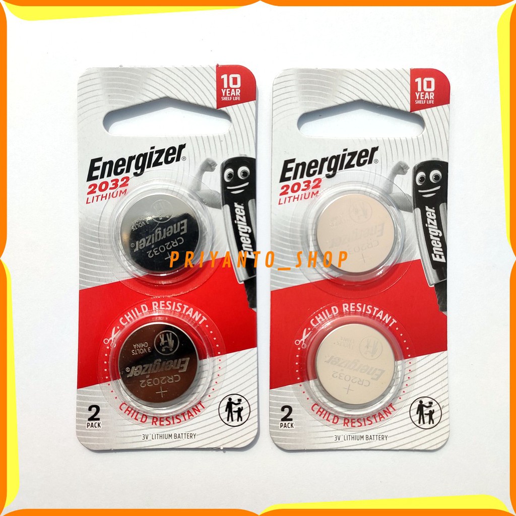 Jual Bateray Baterai Batrei Lithium Energizer Cr2032 Cr 2032 Original