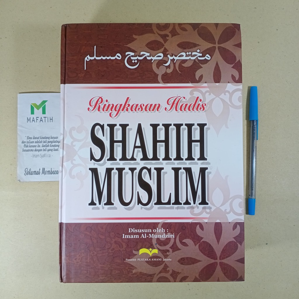 Jual Buku Ringkasan Hadis Shahih Muslim Imam Al Mundziri Penerbit