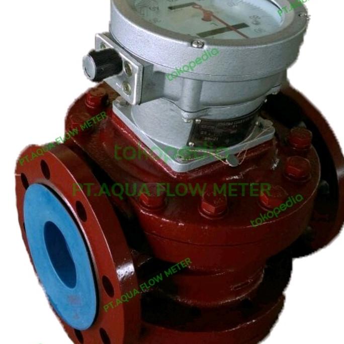 Jual Flow Meter Minyak Shm Dn Oval Gear Cast Iron Murah Flow