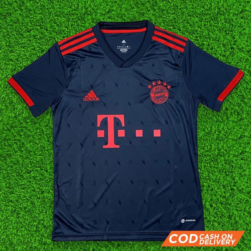 Jual Import Jersey Bola Bayern Munchen Rd Third Black Hitam