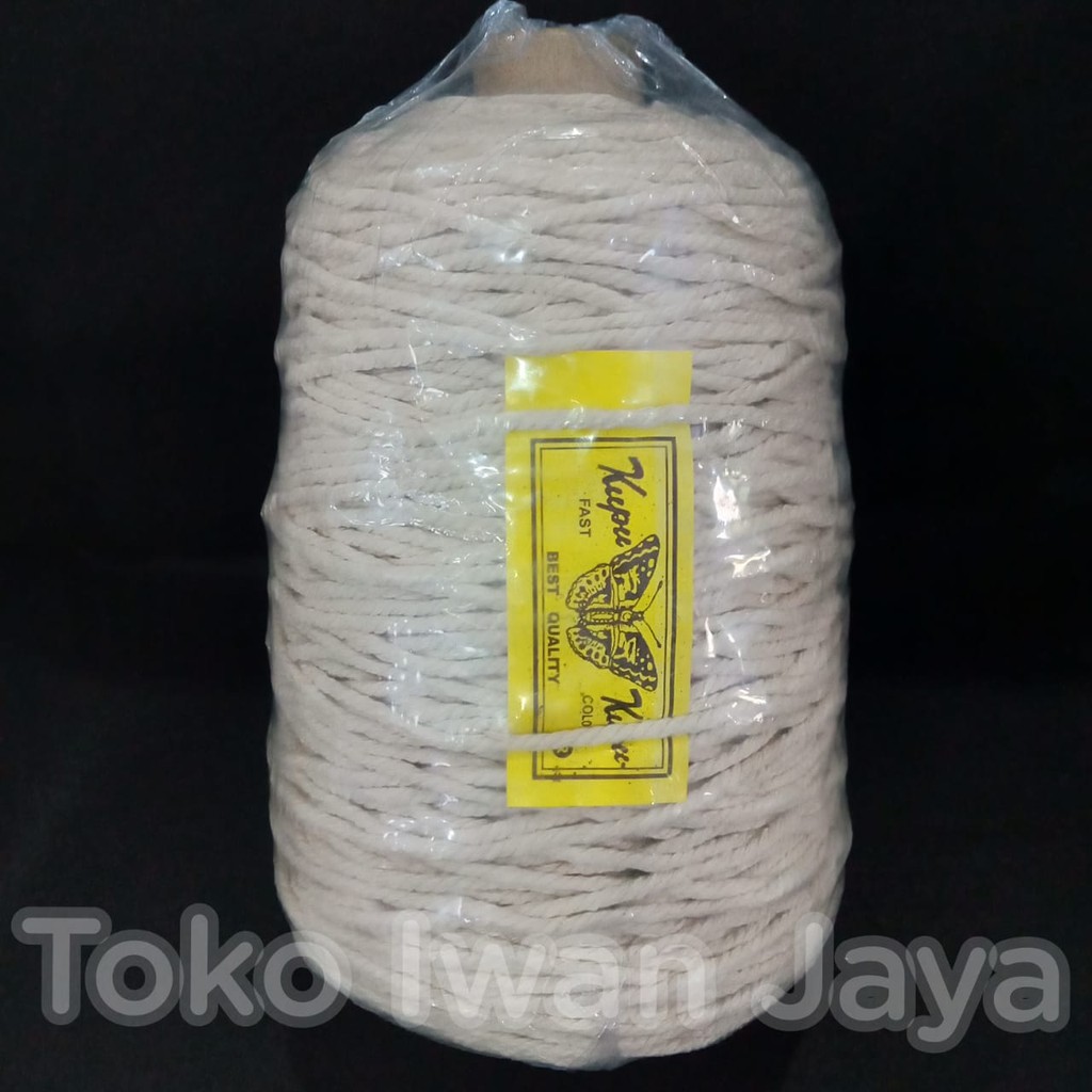 Jual Kupu Kupu Tali Katun Macrame Makrame Uk Mm Berat Kg Warna