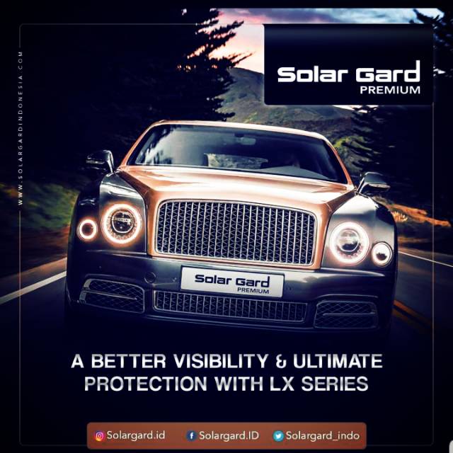 Jual Kaca Film Mobil Solargard Solar Gard Premium Resmi Black Phantom