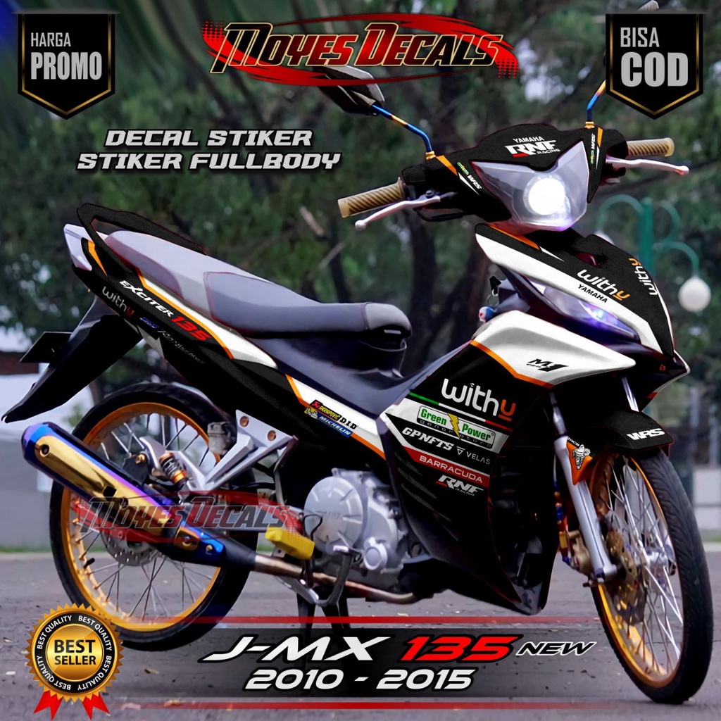 Jual Decal Jupiter Mx 135 New Terbaru Stiker Jupiter Mx 135 New Full