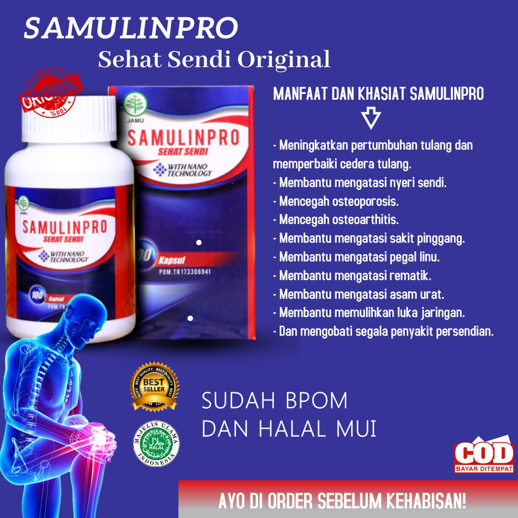 Jual Samulinpro Sehat Sendi Mengatasi Nyeri Pada Persendian Dan