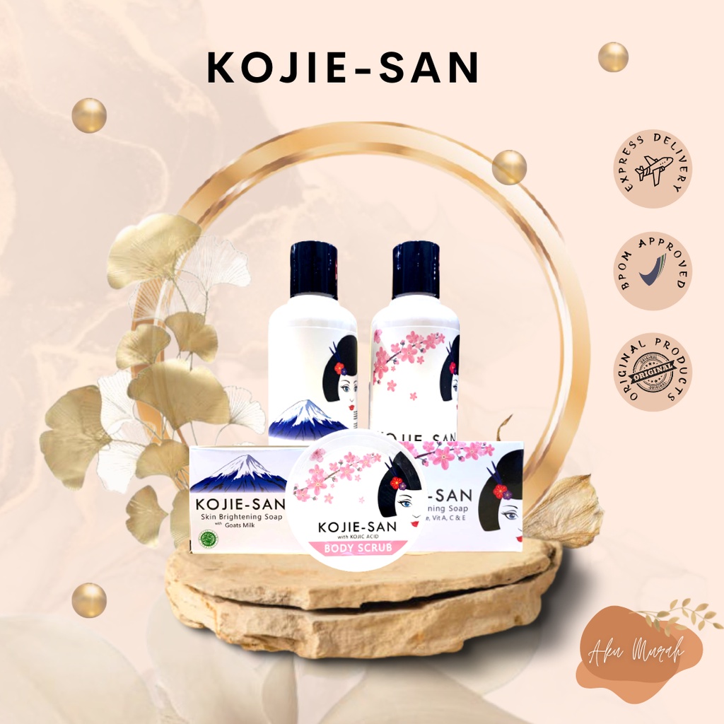 Jual Aku Murah Kojie San Series Body Wash Body Scrub Brightening