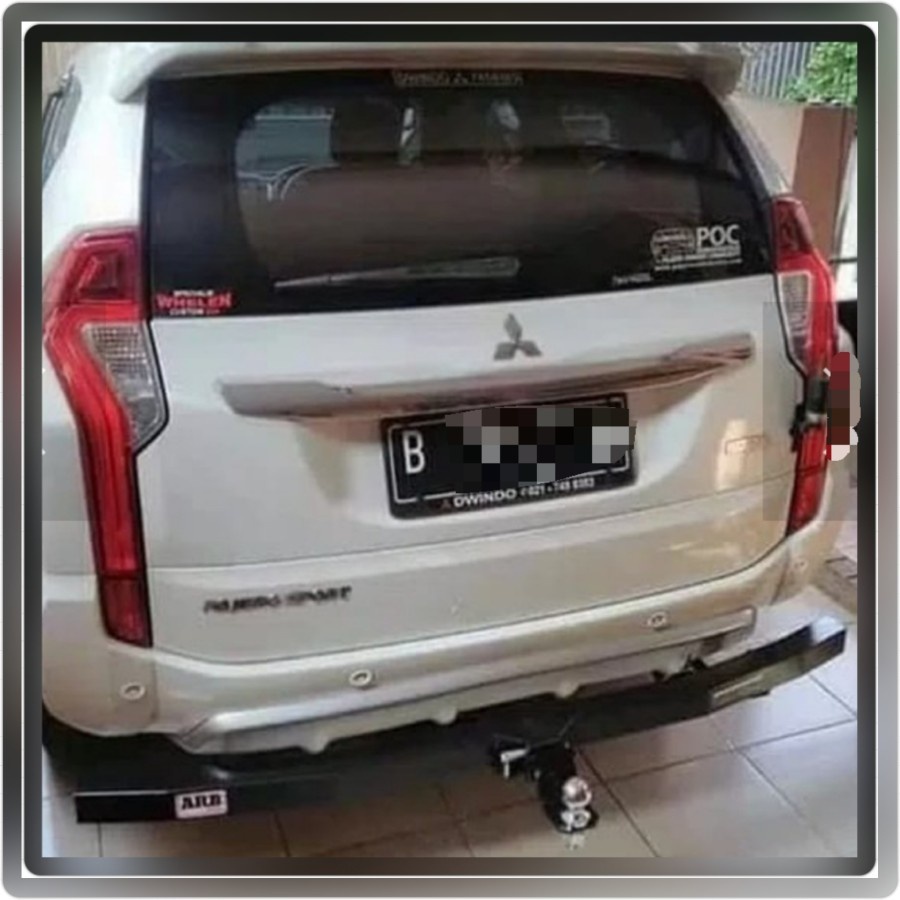 Jual Pengaman Besi Towing Bar Belakang Arb Mini All New Pajero Sport