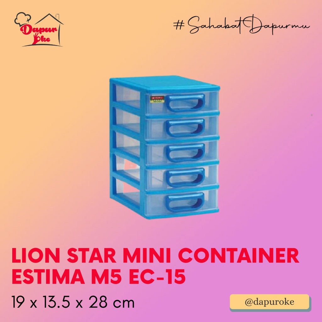 Jual Lion Star Mini Container Estima M Ec Laci Kecil Shopee