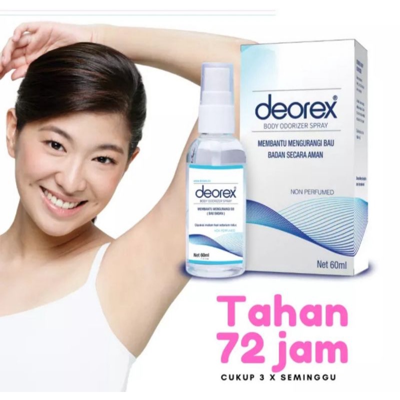 Jual DEOREX PENGHILANG BAU BADAN DAN KAKI DEOREX BODY ODORIZER SPRAY