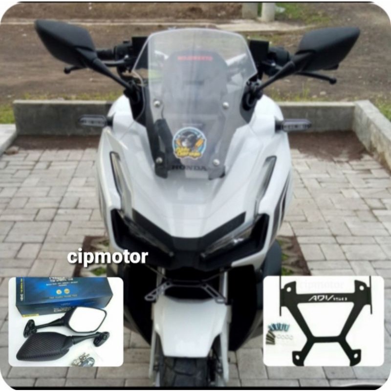 Jual Paket Breket Serpo Honda Adv Plus Spion R25 Nemo Tangkai Pendek