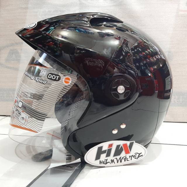 Jual Helm Ink Cx Klasik Batman Hitam Gilap Original Shopee Indonesia