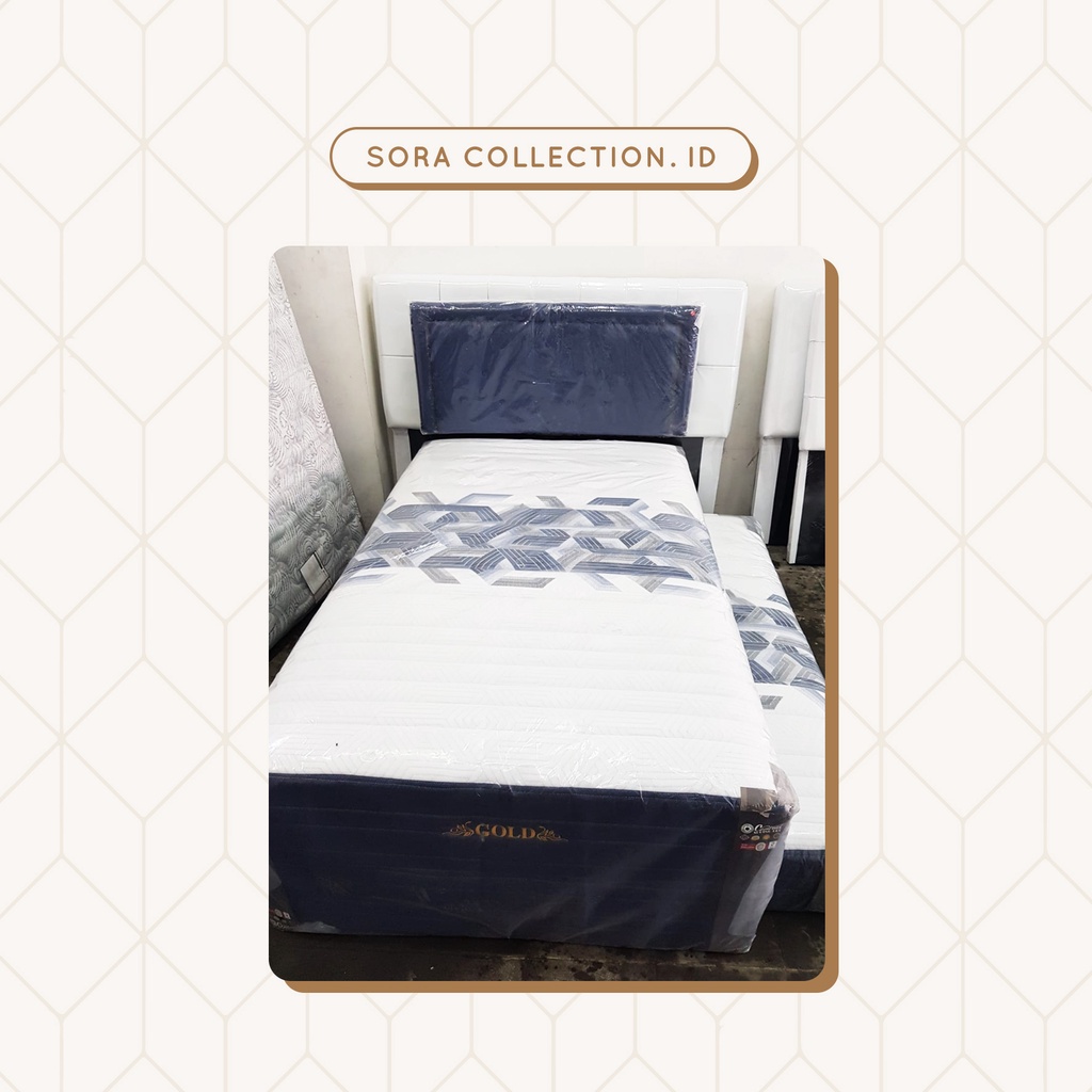 Jual Kasur Springbed Central Gold 2 In 1 Uk 120x200 Full Set