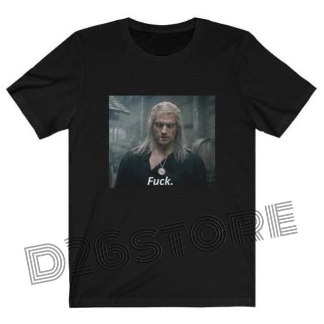 Jual Kaos Geralt Of Rivia Fuck Meme Henry Cavill The Witcher Series
