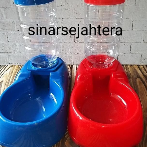 Jual Tempat Makan Minum Dispenser Anjing Kucing Hewan Botol