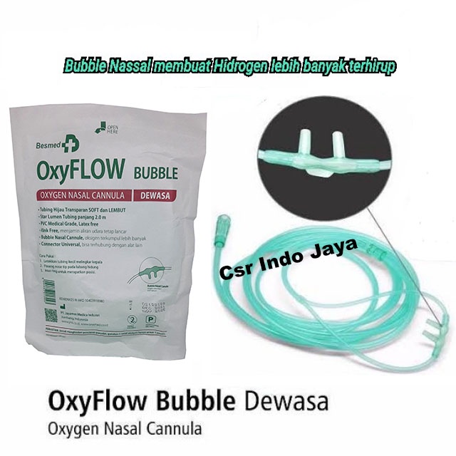 Jual Selang Oxygen Nasal Cannula Oxyflow Selang Inhalasi Hydrogen