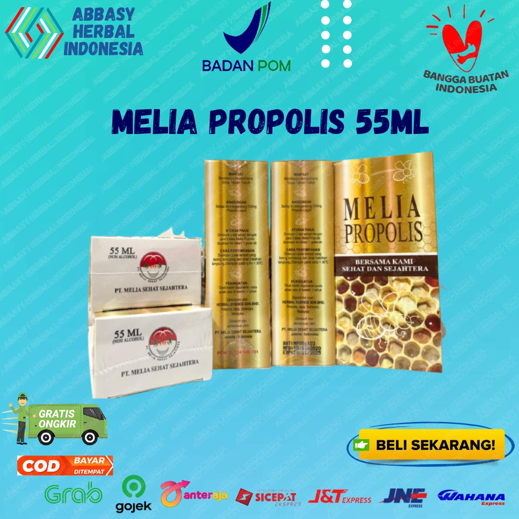 Jual Propolis Melia Original Kemasan Baru Isi Ml Shopee Indonesia