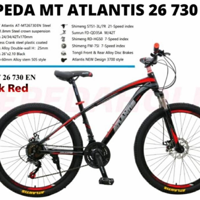 Jual Sepeda Gunung Mtb Inch Atlantis Rem Cakram Hanayaserenia