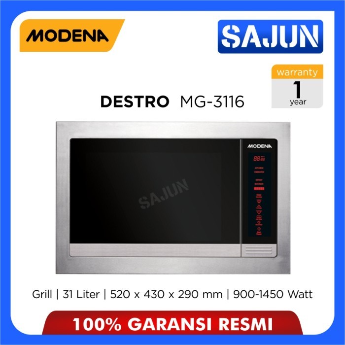 Jual Modena Kapasitas Lt Destro Mg Microwave Oven Grill Mg