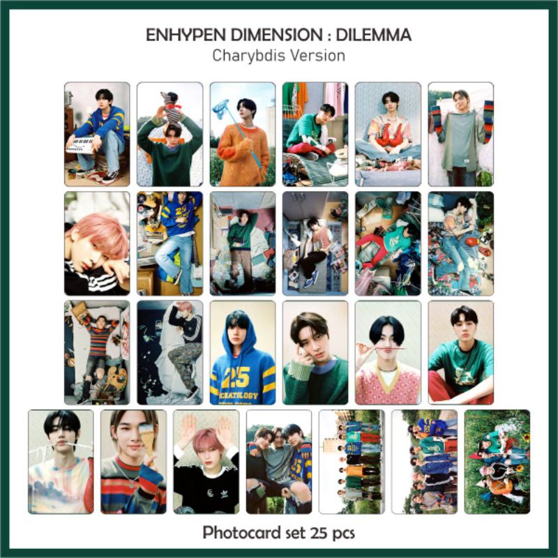 Jual 75 Pcs Photocard Set Kpop Enhypen Dimension Dilemma Scylla