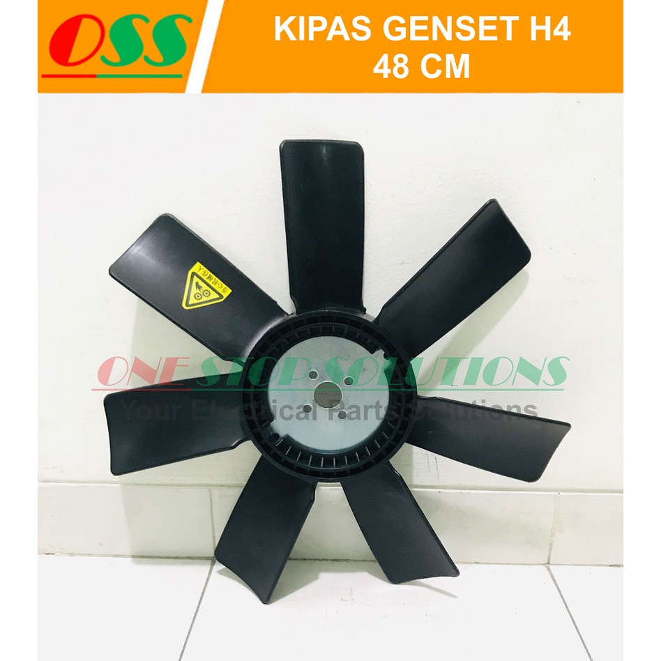 Jual KIPAS GENSET H4 48 CM UNTUK CUMMINS FAWDE ISUZU MIT CAT YANMAR MAN