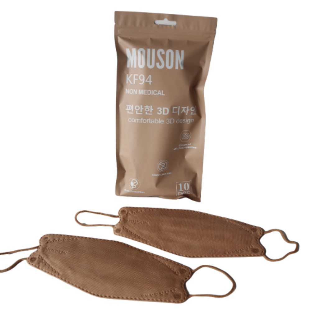 Jual Masker Kf Isi Pcs Warna Coklat Muda Nude D Merk Mouson Korea