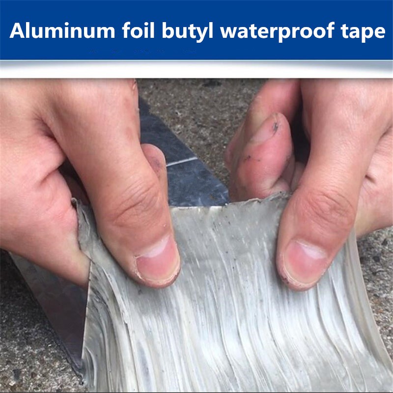 Jual Lakban Aluminum Foil Butyl Super Adhesive Duct Tape Waterproof