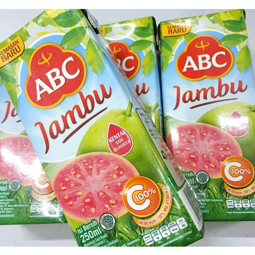 Jual Jus Sari Buah Jambu ABC Guava Juice 250 Ml Kental Sari Buahnya