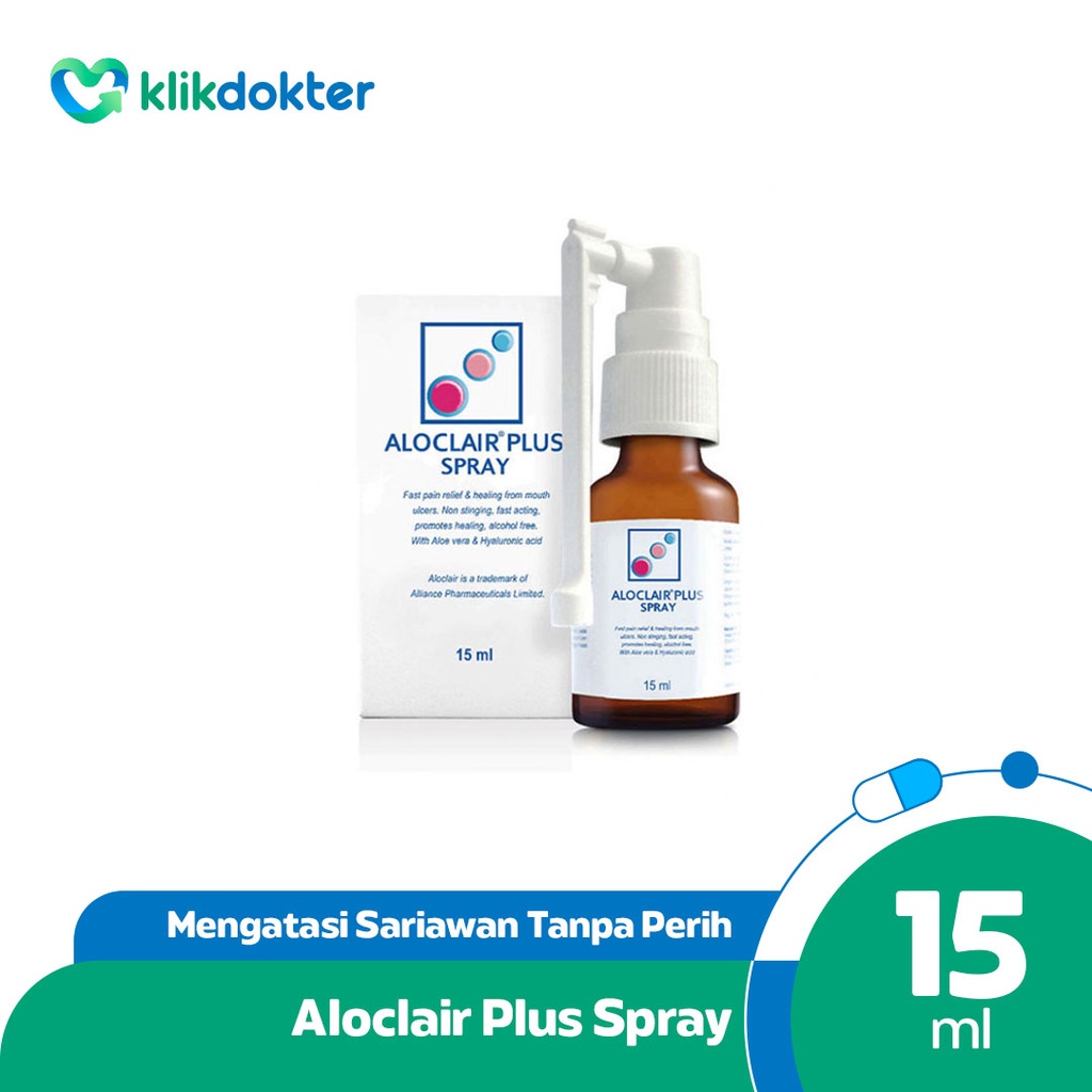 Jual Aloclair Plus Spray Ml Obat Sariawan Alami Shopee Indonesia