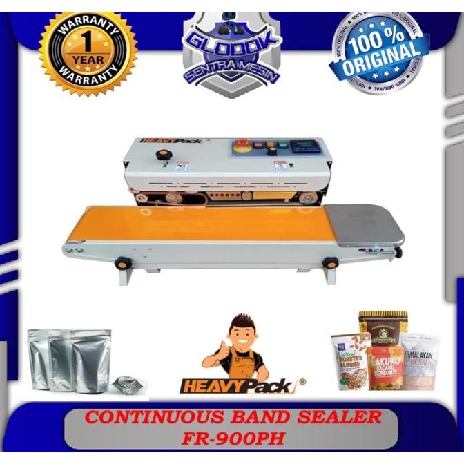 Jual Continuous Band Sealer Mesin Segel Plastik FR 900PH HEAVYPACK