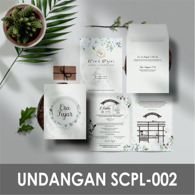 Jual SCPL 002 Blangko Undangan Kosongan Griya Blanko File Setting