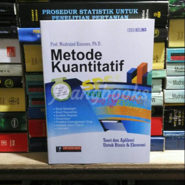 Jual Metode Kuantitatif By Mudrajad Kuncoro Shopee Indonesia