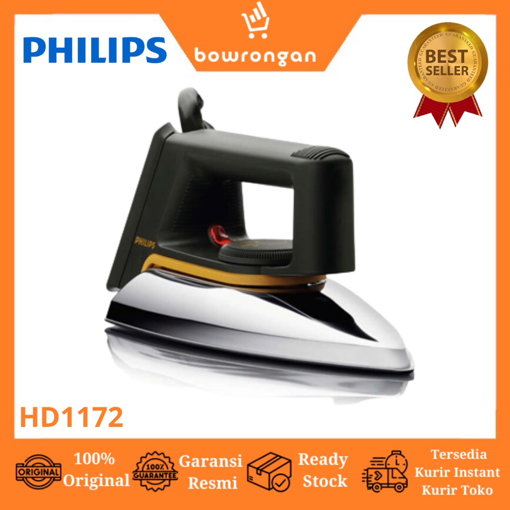 Jual Philips Dry Iron Setrika Classic Watt Hd Garansi Resmi