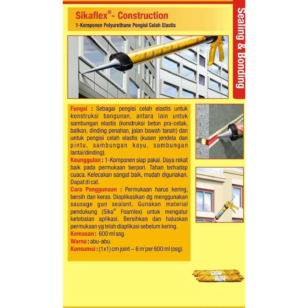 Jual Sikahyflex Sealant Sika Hyflex Construction Concrete Grey