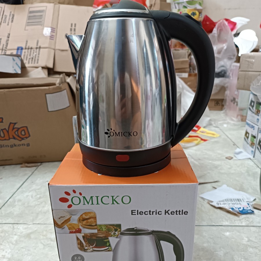 Jual Teko Listrik Kettle Elektrik 2 Ltr Omicko Teko Stainless