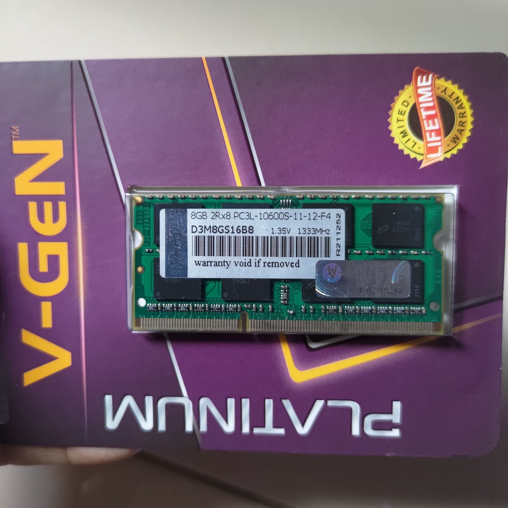 Jual Sodimm Vgen V Gen Platinum Gb Ddr L Resmi Shopee