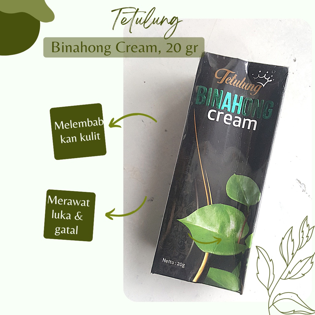 Jual Tetulung Salep Binahong Cream Utk Jerawat Gatal Luka For Acne