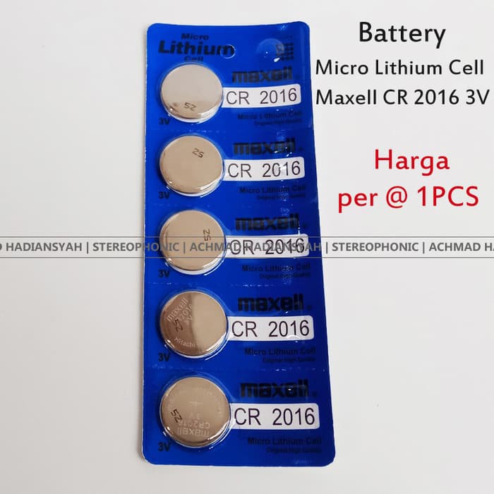 Jual Baterai Kancing Lithium Cell Maxell Original Cr Battery Batre