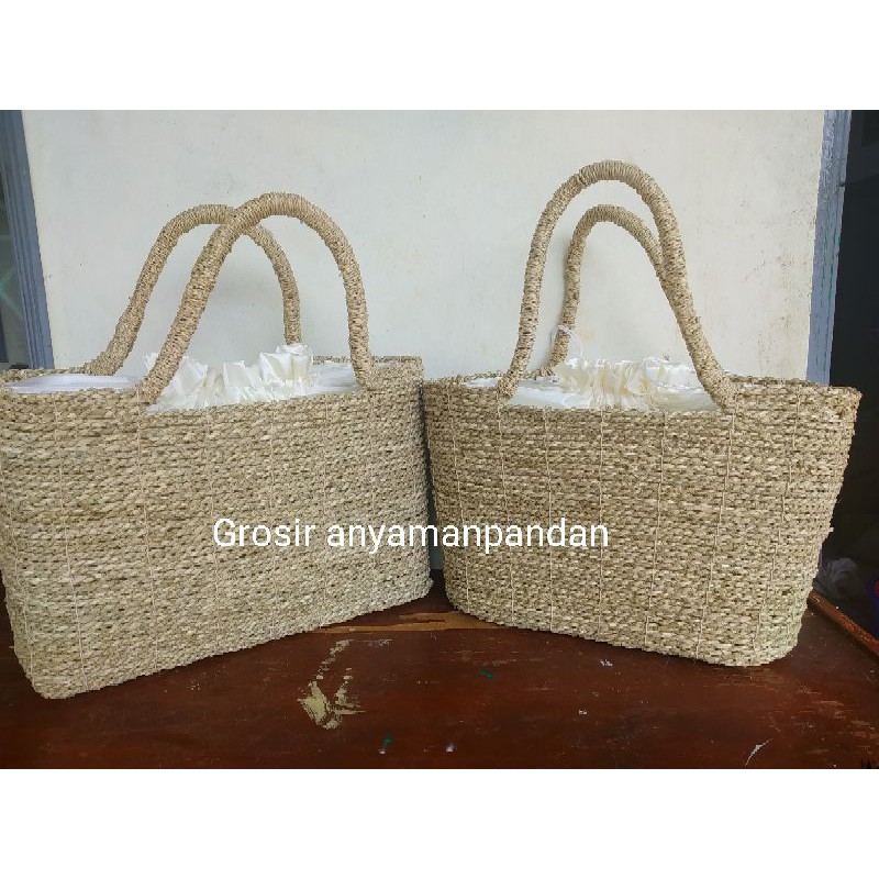 Jual Tas Pandan Rara GINTIR NATURAL Tas Anyaman Tas Mendong Tas Etnik