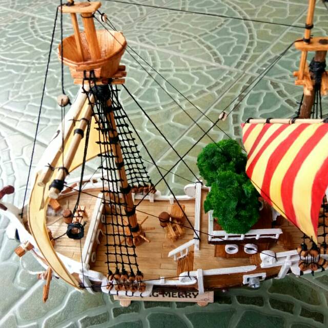 Jual Kapal Going Merry Miniatur Handmade Shopee Indonesia