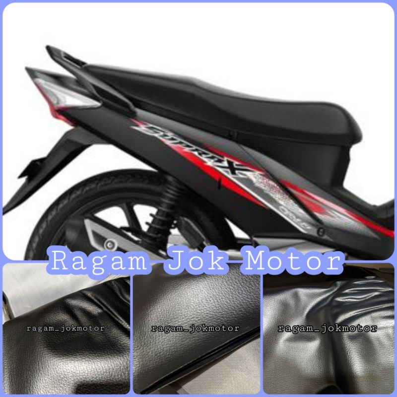 Jual Sarung Kulit Cover Jok Motor Honda Supra X 125 FI PGM FI Helm In