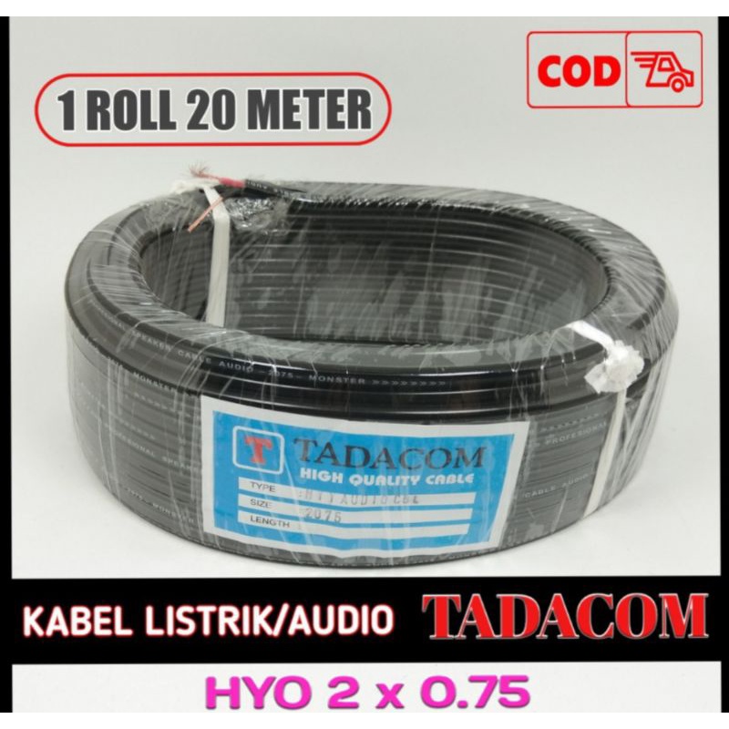 Jual Kabel Listrik Tadacom Hyo X Hitam Putih Meter